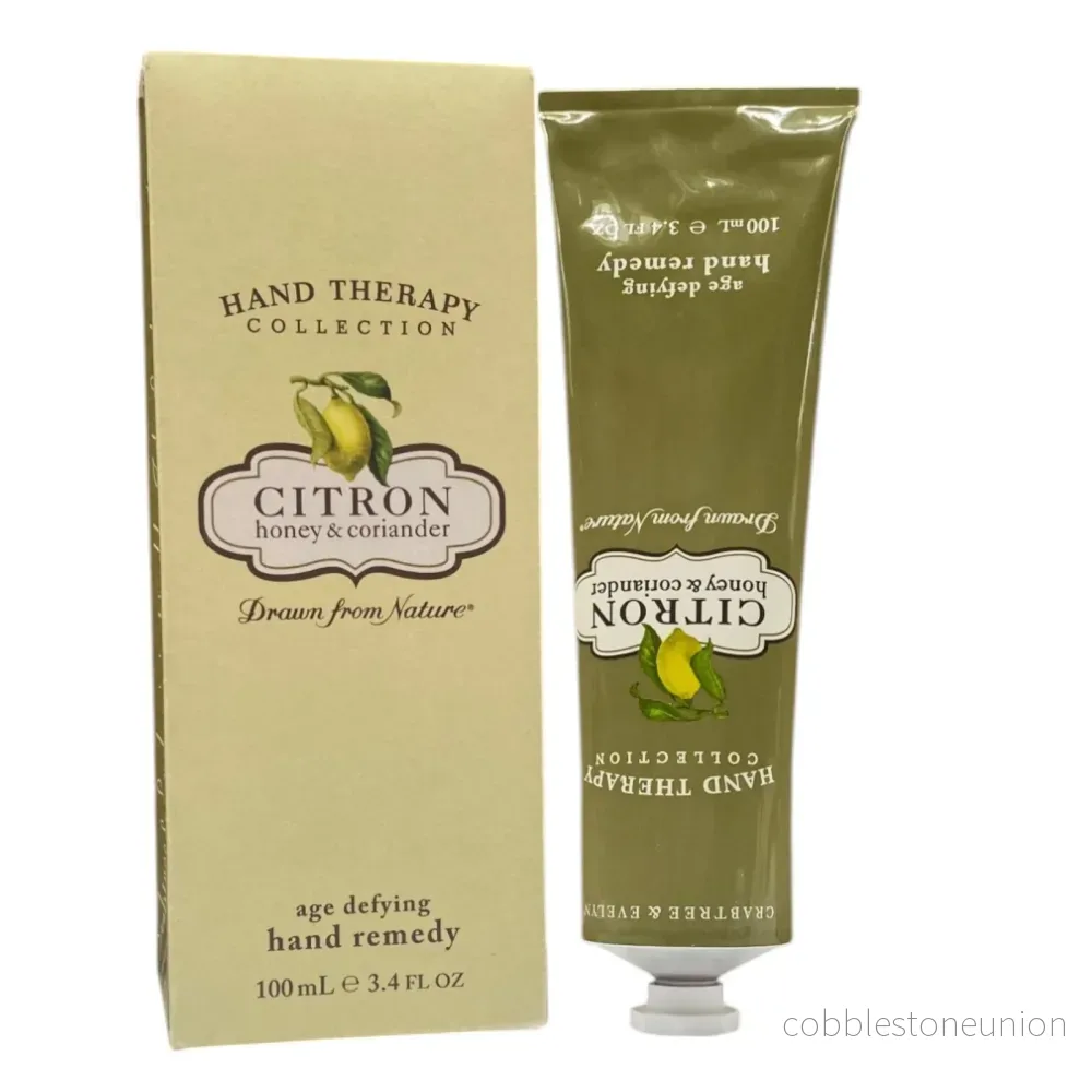 Crabtree & Evelyn, Citron, Honey & Coriander, Age-Defying, Hand Cream, 100g