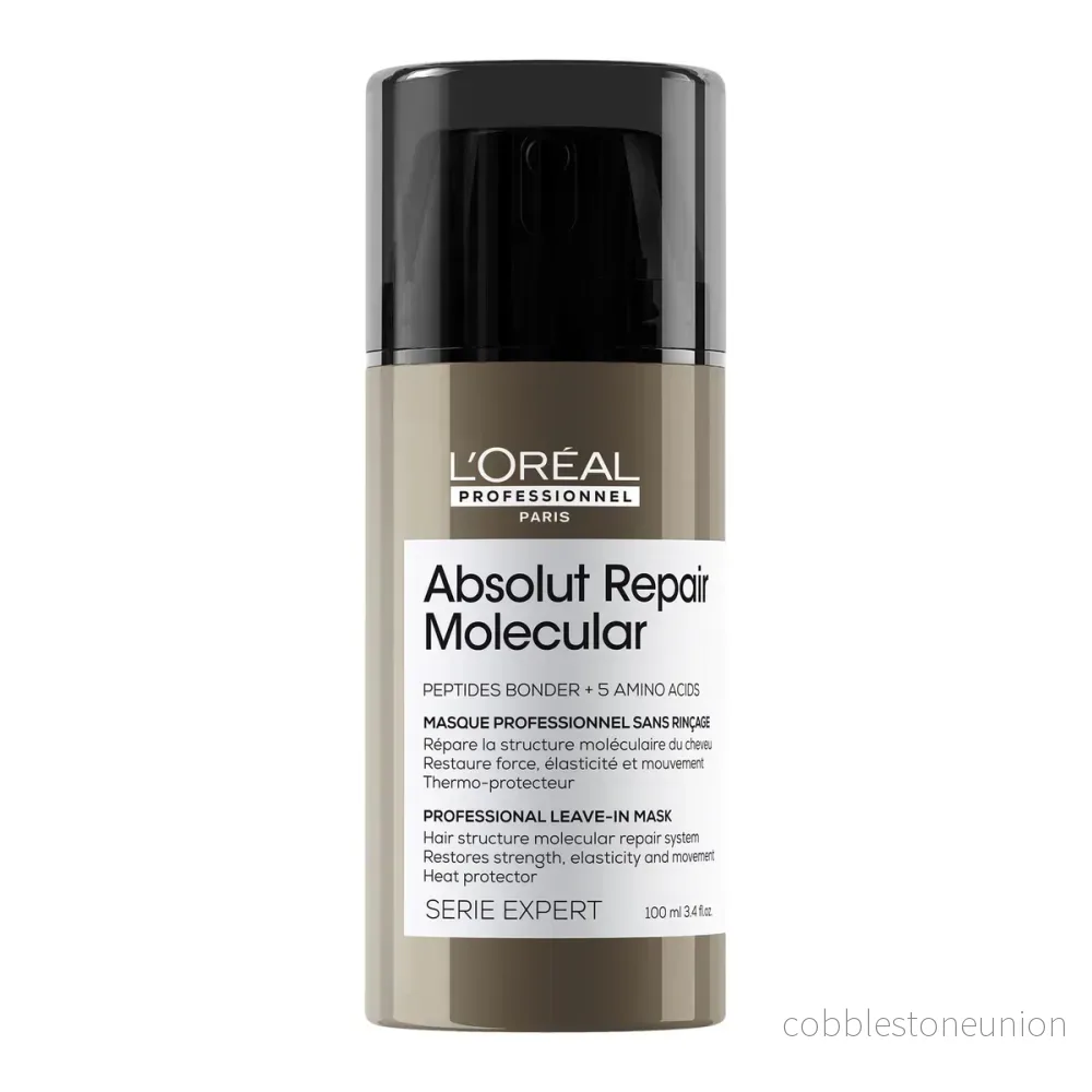 L’Oréal Professionnel, Serie Expert Absolut Repair Molecular, leave-in krämbehandling för hår, För reparation, 100 ml L’Oréal Professionnel, Serie Expert Absolut Repair Molecular, leave-in krämbehandling för hår, För reparation, 100 ml