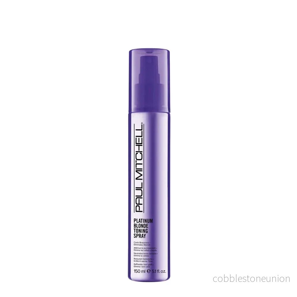 Paul Mitchell, Blonde Platinum Blonde, Parabenfri, Hårfärgningsspray, För blont/slingat/grått eller vitt hår, 150 ml