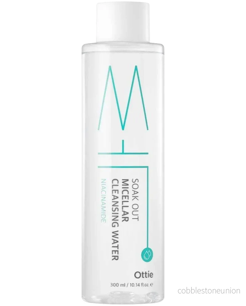 Ottie, Soak Out, Rengöring & Lugnande, Micellärt vatten, Känslig, 300 ml