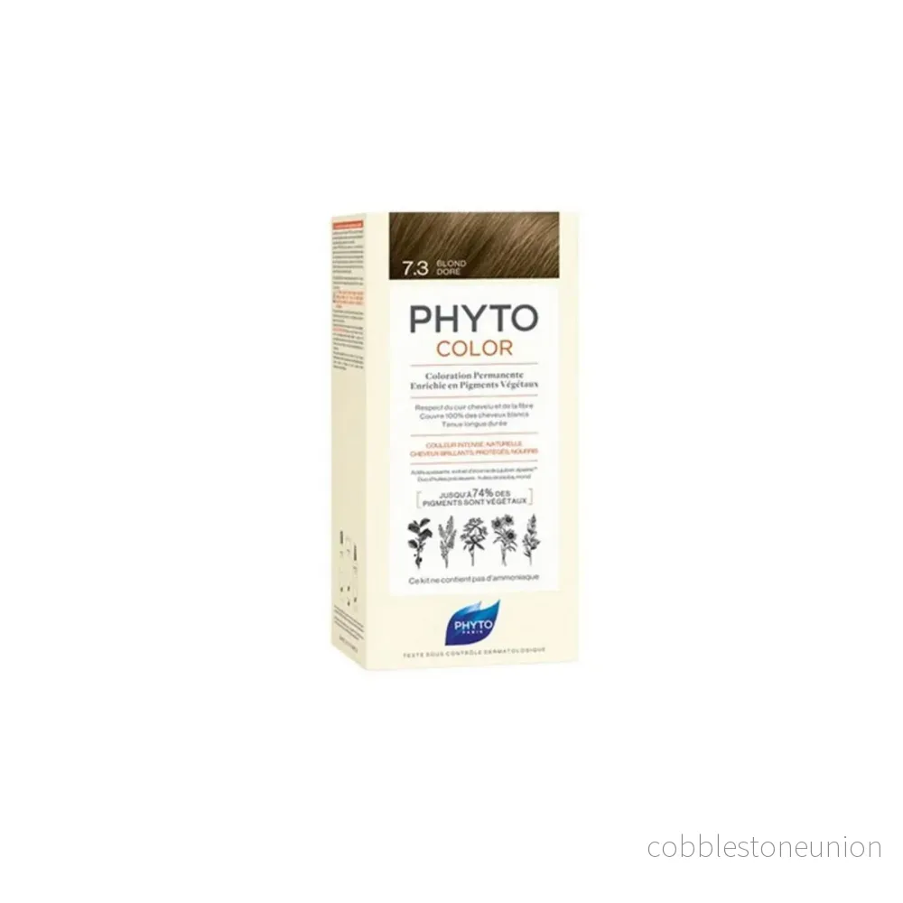 Phyto, Color, Permanent hårfärg, 7.3 Gyllenblond, 100 ml Phyto, Color, Permanent hårfärg, 7.3 Gyllenblond, 100 ml
