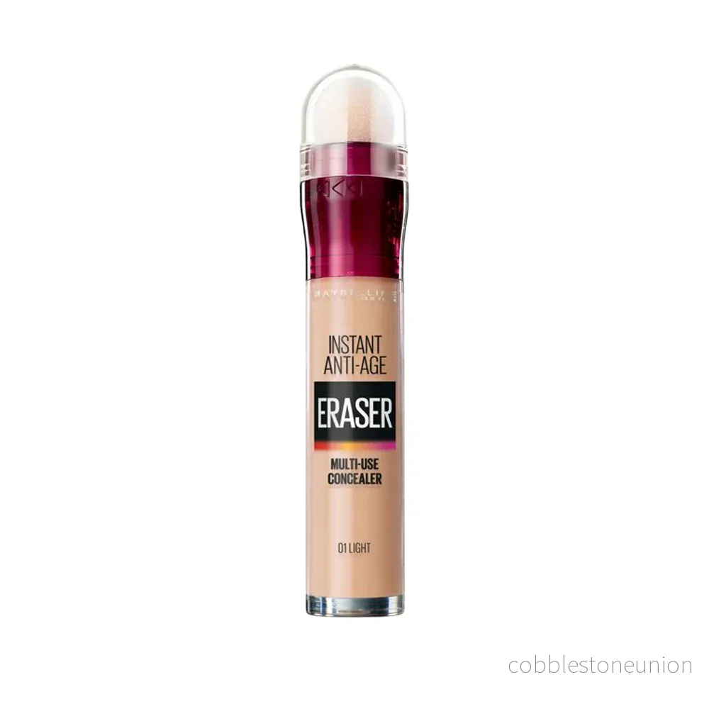 Maybelline, Instant Anti Age Eraser, Korrigering, Concealerpenna för under ögonen, 1, Ljus, 6.8 ml