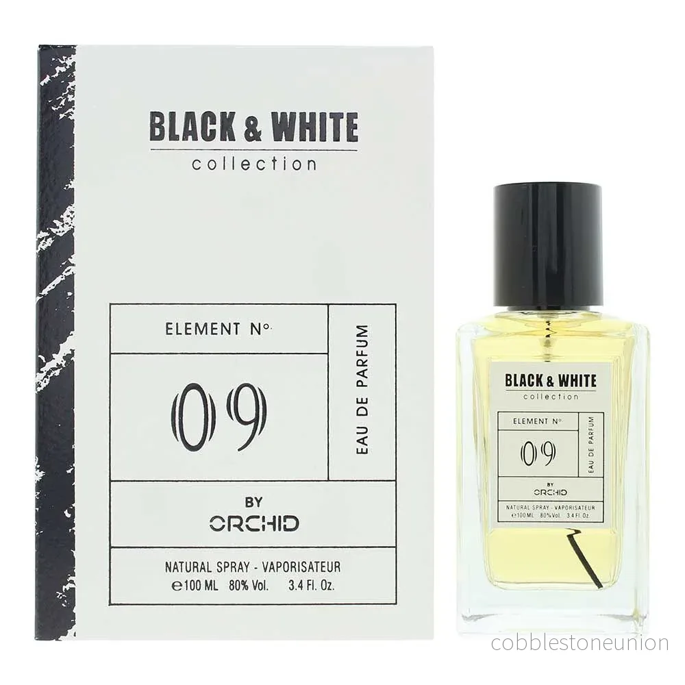 Orchid, Black & White Collection-Element No. 09, Eau de Parfum, Unisex, 100 ml
