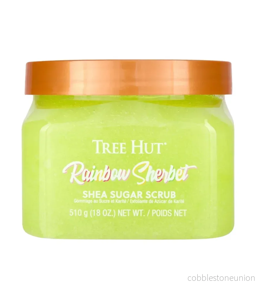 Tree Hut, Rainbow Sherbet, Exfoliering, Kroppsskrubb, 510 g