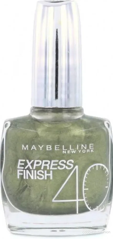 Maybelline, Express Finish 40 Seconds, Nagellack, Nr 850, Khakigrönt, 10 ml Maybelline, Express Finish 40 Seconds, Nagellack, Nr 850, Khakigrönt, 10 ml