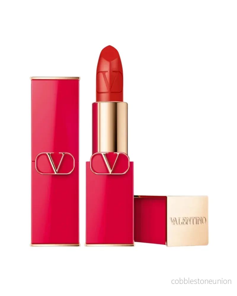 Valentino, Rosso, Satinfinish, Krämigt läppstift, 209A, Påfyllningsbar, 3,5 g