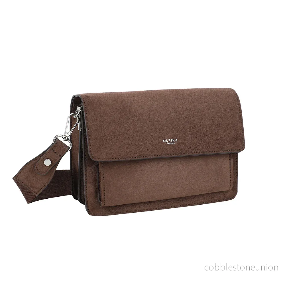 Ulrika Design Boxväska Suede mörkbrun - Bild 2