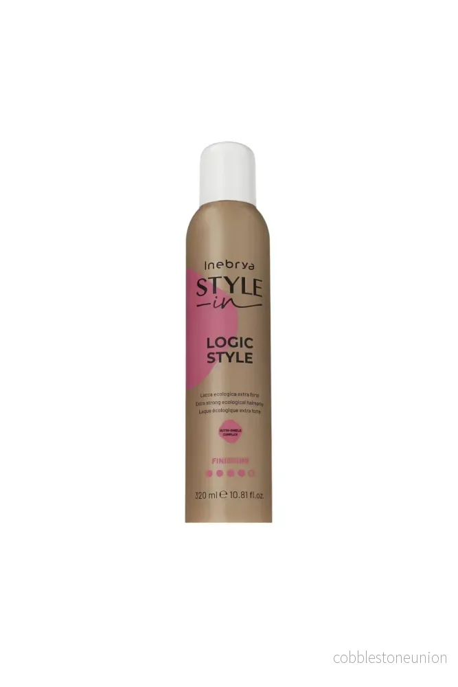 Inebrya, Style-In Logic Style, Hårspray, Styling, Extra stark stadga, 320 ml