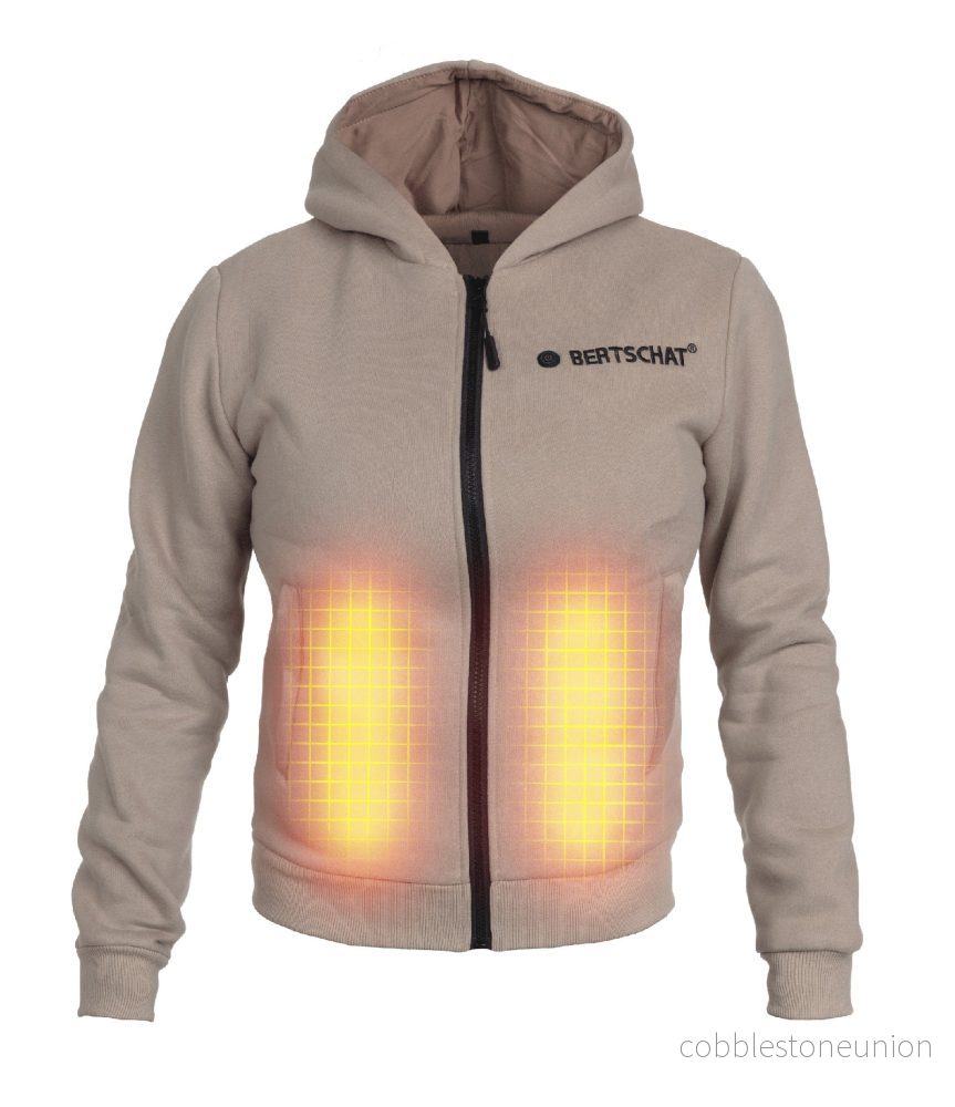 Uppvärmda Hoodie PRO | Dam - Beige - Bild 3