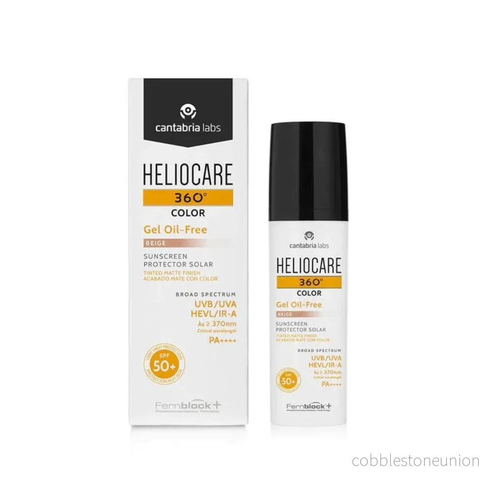 Cantabria Labs, Heliocare 360º Color, Matt, Färgad fuktkräm, Beige, SPF50+, 50 ml