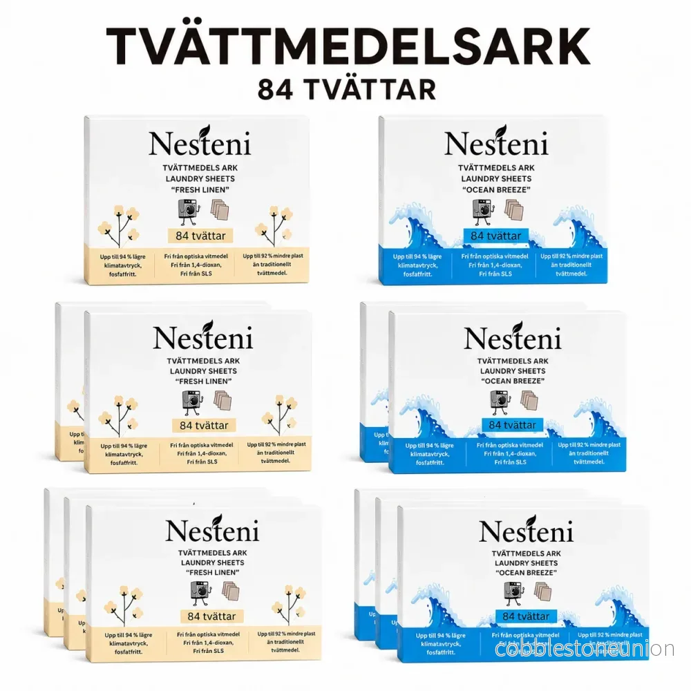 Tvättmedelsark 84 tvättar - Bild 2