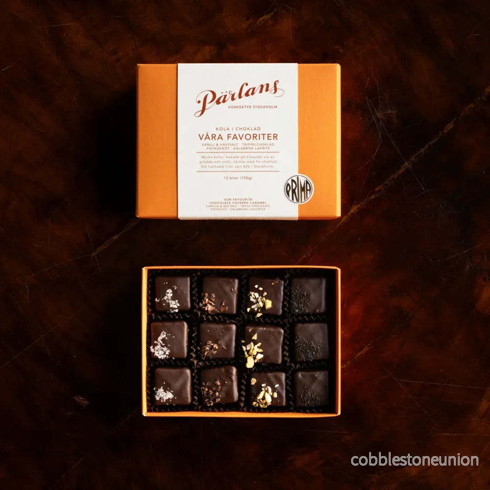 chocolate covered caramels OUR FAVOURITES 12 pieces