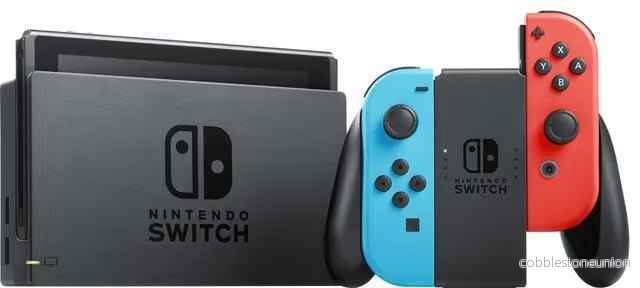 Nintendo Switch gamingkonsol 2017 med JoyCon-kontroller Nintendo Switch gamingkonsol 2017 med JoyCon-kontroller