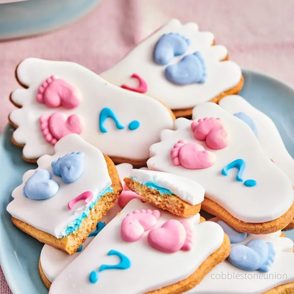 FunCakes Ätbara Babyfötter - Blå 16st - Bild 3