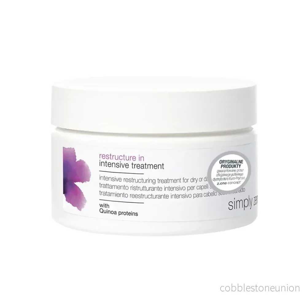 Simply Zen, Restructure In Intensive, Hårkrämbehandling, Omstrukturering, 200 ml
