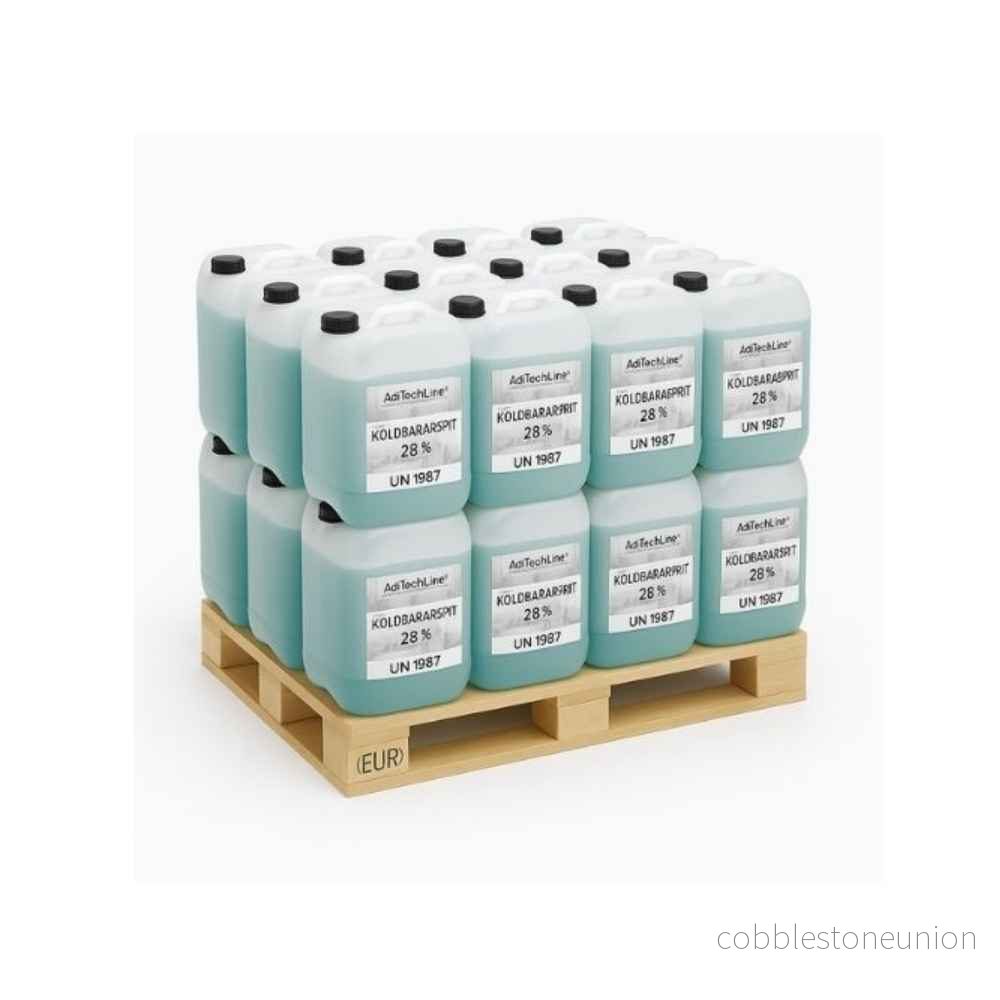 Köldbärarsprit 28 % 600 L Helpall (24×25 L) Köldbärarsprit 28 % 600 L Helpall (24×25 L)