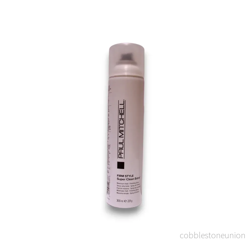 Paul Mitchell, Firm Style Super Clean Extra, Parabenfri, Hårspray, Avslutning, Maximalt grepp, 300 ml - Bild 2