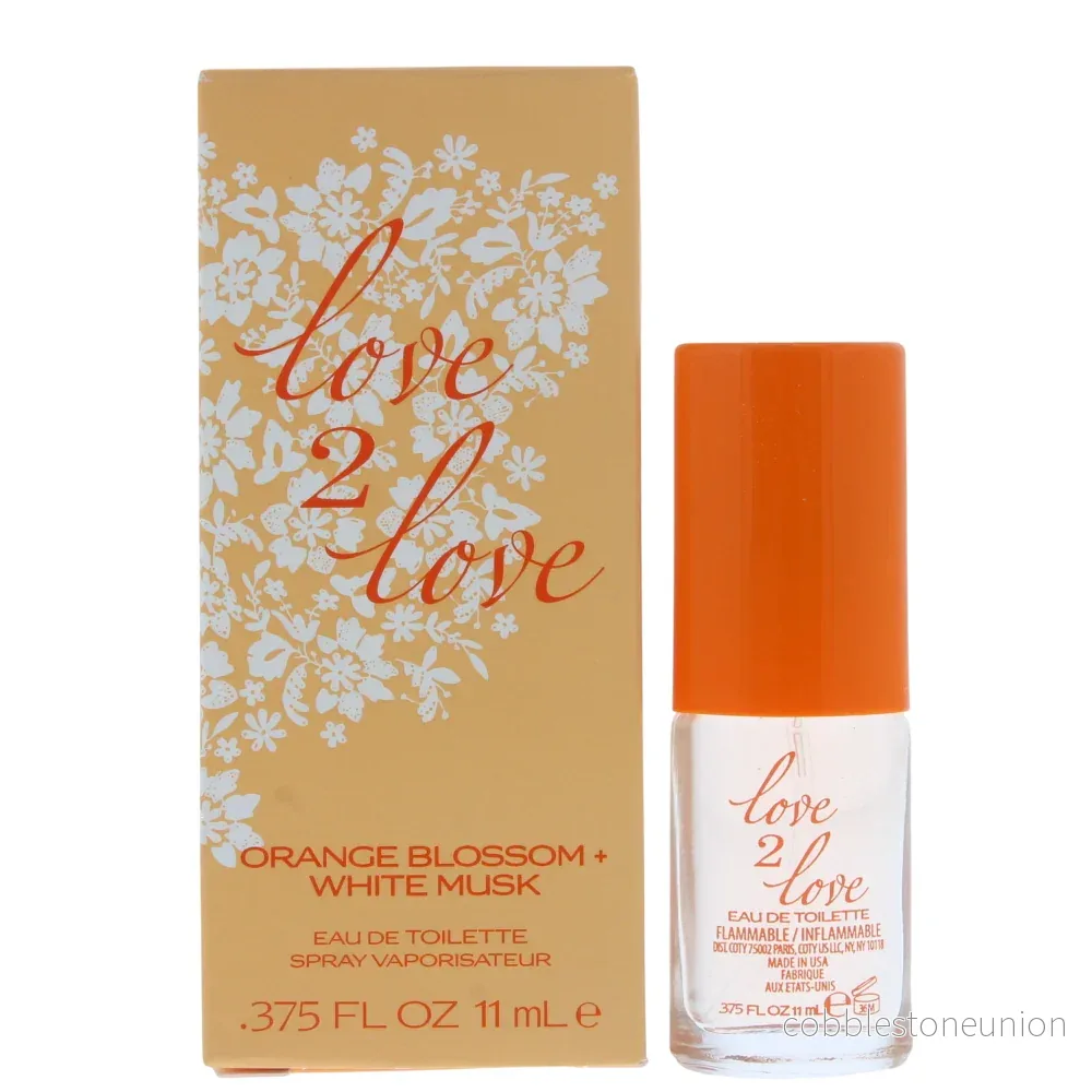 Love 2 Love, Orange Blossom + White Musk, Eau de Toilette, För kvinnor, 11 ml Love 2 Love, Orange Blossom + White Musk, Eau de Toilette, För kvinnor, 11 ml