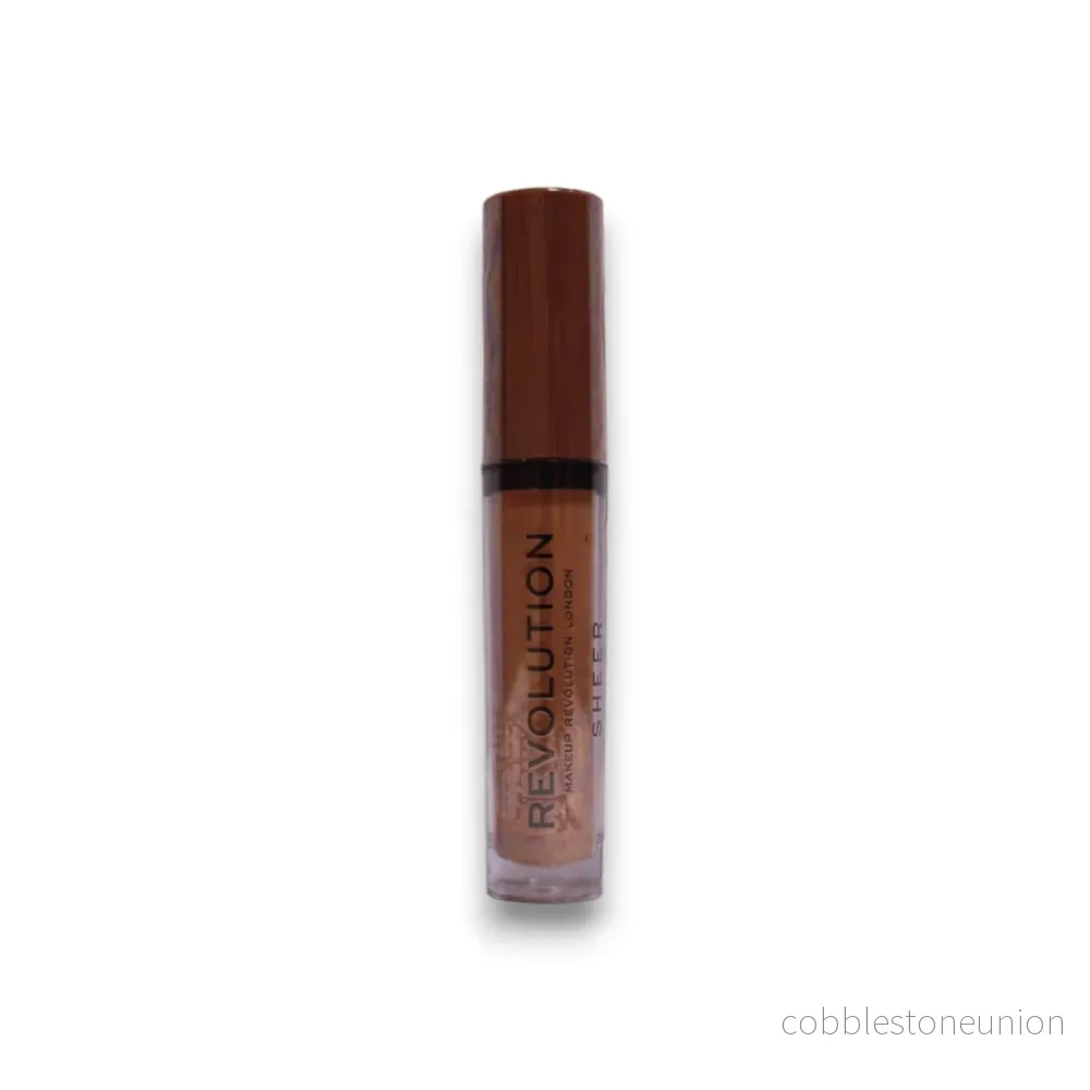 Makeup Revolution, Sheer Brillant, Vegan, Läppglans, 119, Hets, 3.5 ml
