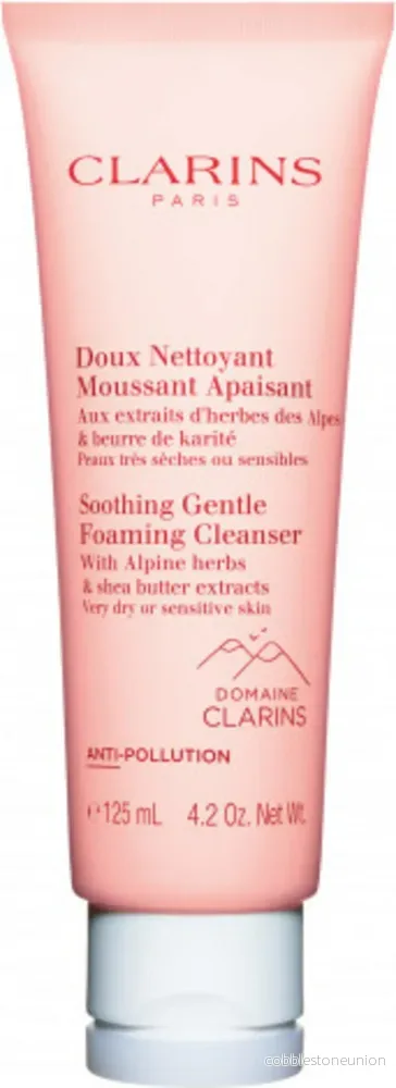 Clarins, Gentle Soothing, Anti-Pollution, Rengörande skummande kräm, 125 ml Clarins, Gentle Soothing, Anti-Pollution, Rengörande skummande kräm, 125 ml