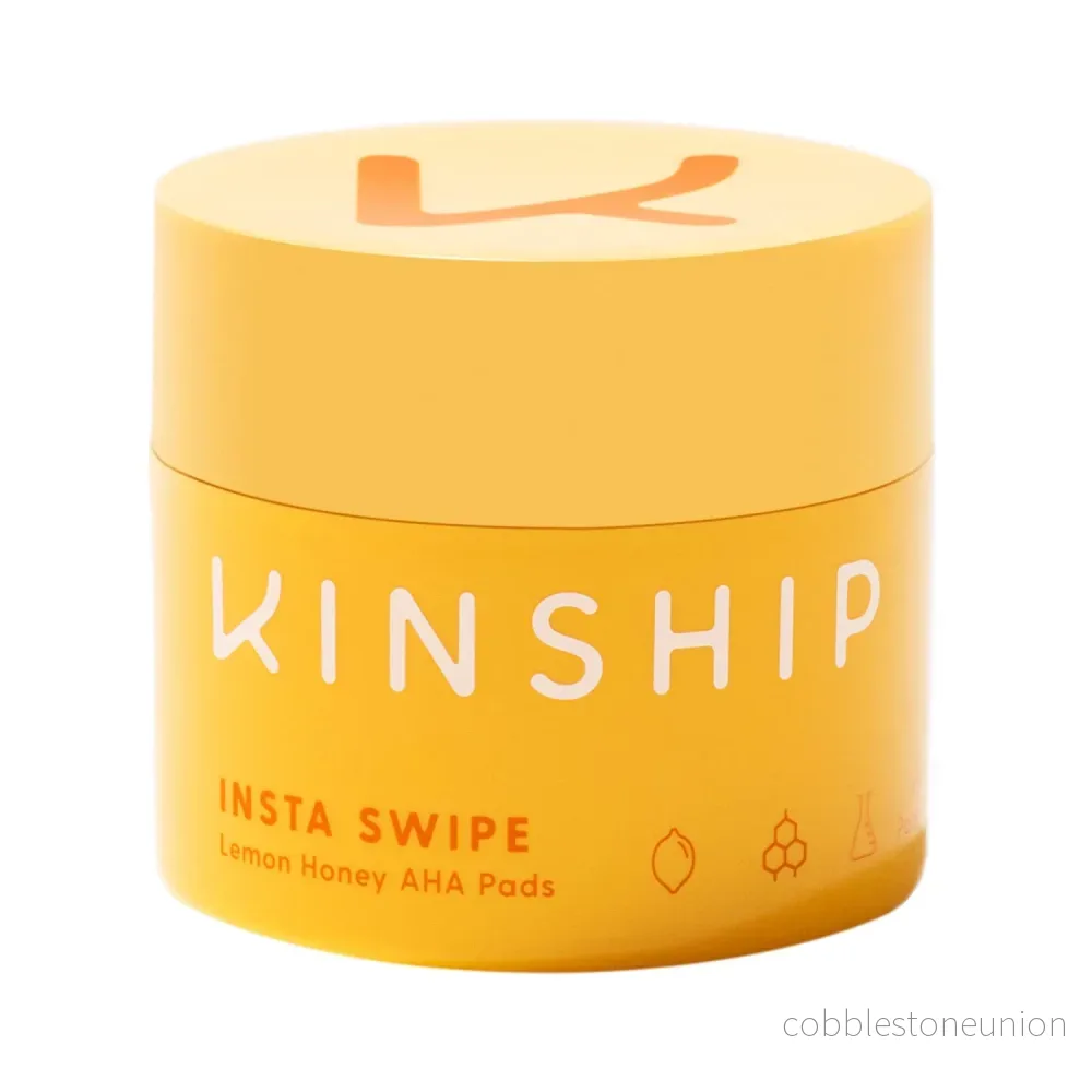 Kinship, Insta Swipe AHA Lemon Honey Pads, Exfoliering, Peel-off pads, 45 st