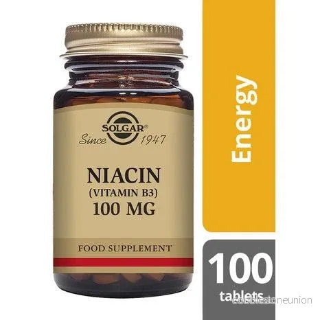 Solgar Niacin (Vitamin B3) “med flush” 100 mg, 100 tabletter - Bild 2