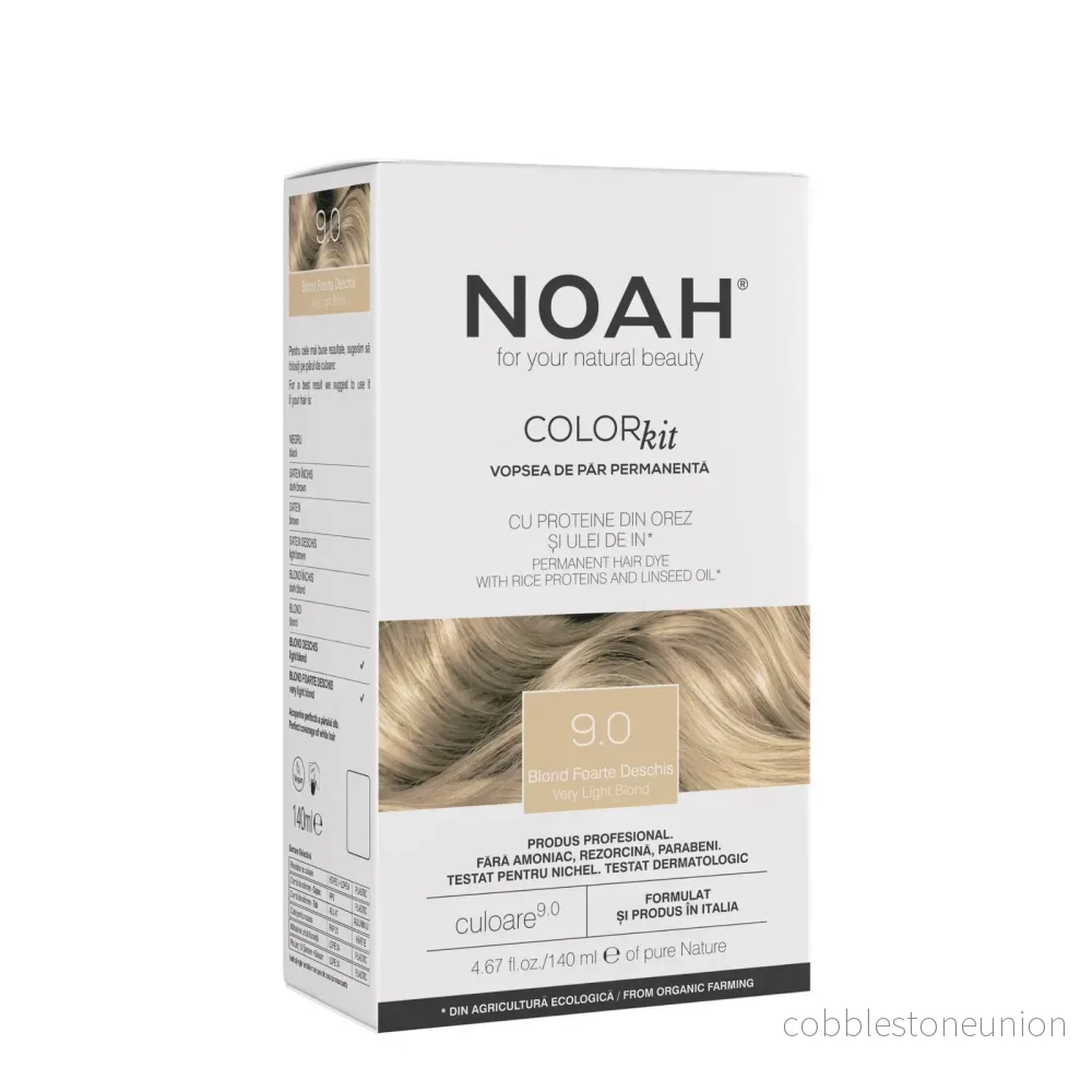 Noah, Permanent Hair Colour, Permanent hårfärg, 9.0 Very Light Blond, 140 ml Noah, Permanent Hair Colour, Permanent hårfärg, 9.0 Very Light Blond, 140 ml