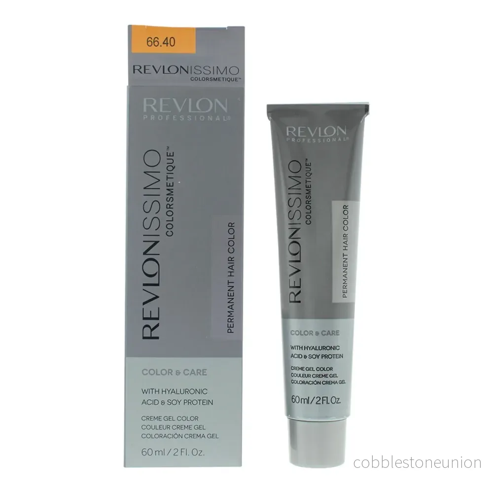 Revlon, Revlonissimo Colorsmetique, Permanent Hair Dye, 66.40 Intense Copper, 60 ml Revlon, Revlonissimo Colorsmetique, Permanent Hair Dye, 66.40 Intense Copper, 60 ml