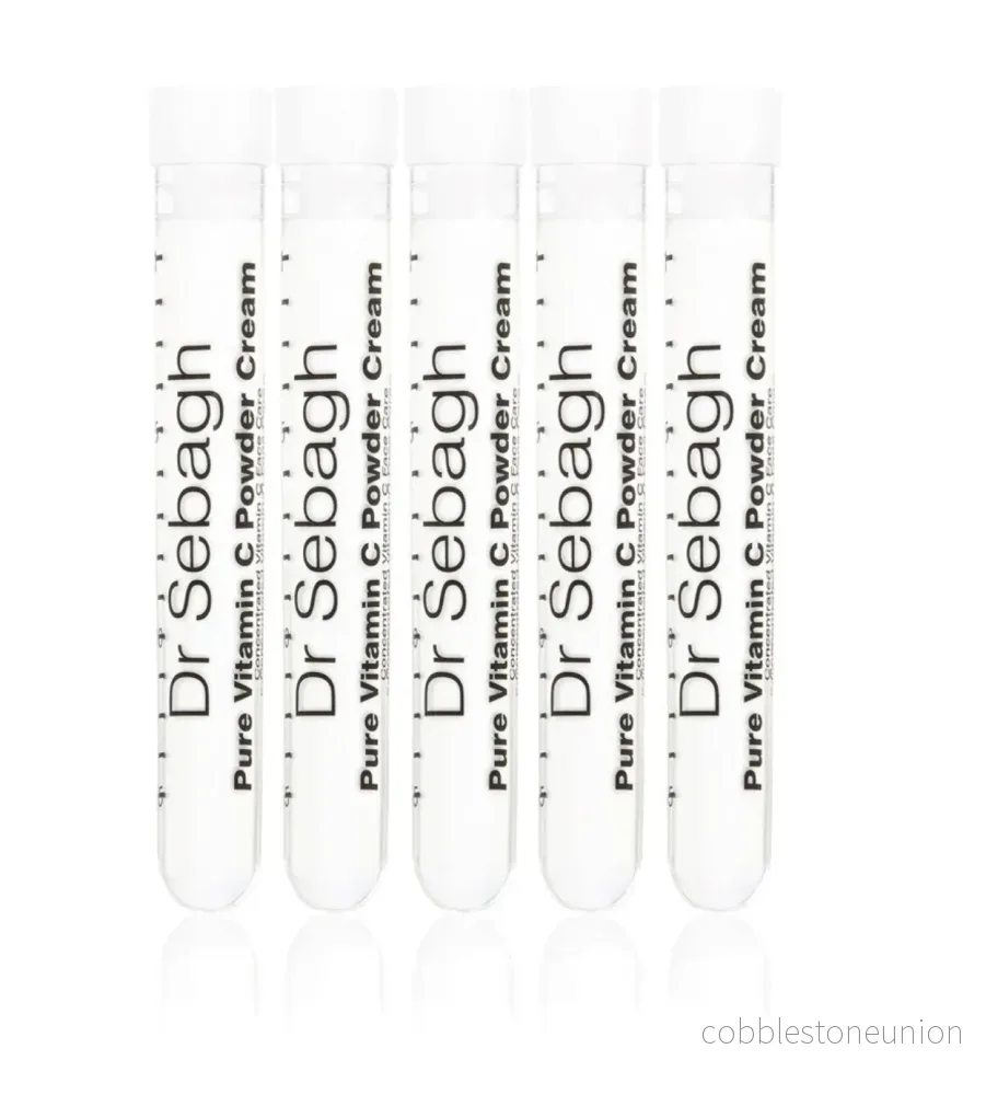 Set, Dr Sebagh, Pure Vitamin C Powder Cream, Revitalisering, Kräm, För ansiktet, 5 st, 1.95 g