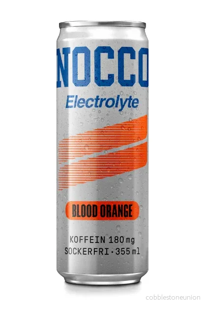 Nocco Electrolyte Blood Orange 355 ml burk 24-pack Nocco Electrolyte Blood Orange 355 ml burk 24-pack