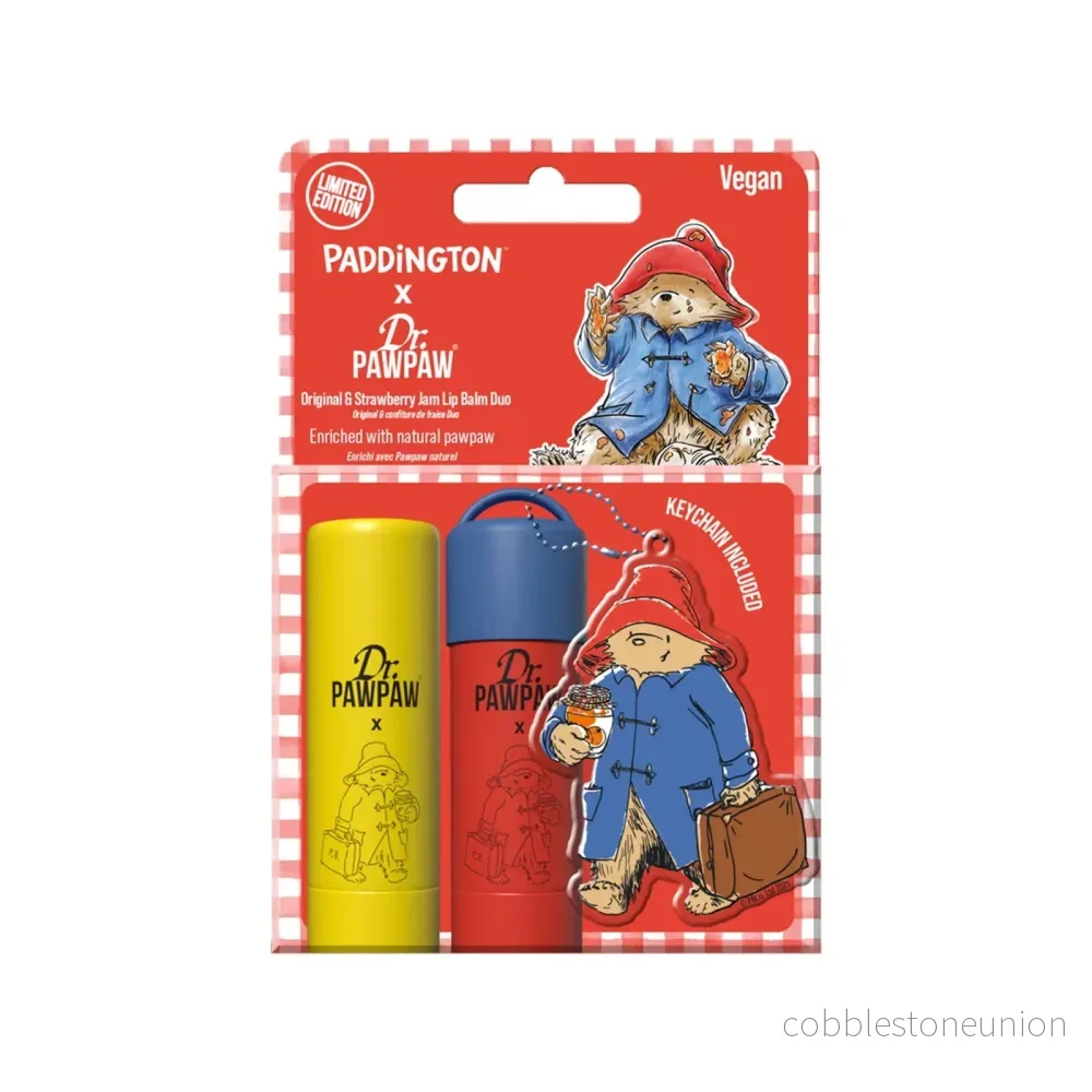 Set Dr. PawPaw: Paddington Bear Original Balm, Vegan, Lip Balm, 4 g + Strawberry Jam, Hydrating, Lip Balm, 4 g + Paddington Bear, None, Keyrings & Keychains None Set Dr. PawPaw: Paddington Bear Original Balm, Vegan, Lip Balm, 4 g + Strawberry Jam, Hydrating, Lip Balm, 4 g + Paddington Bear, None, Keyrings & Keychains None