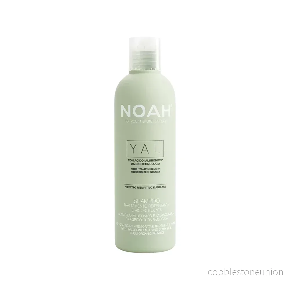 Noah, Yal, Hårbehandlingsschampo, Hydrating & Regenerating, Dry & Damaged Hair, 250 ml Noah, Yal, Hårbehandlingsschampo, Hydrating & Regenerating, Dry & Damaged Hair, 250 ml
