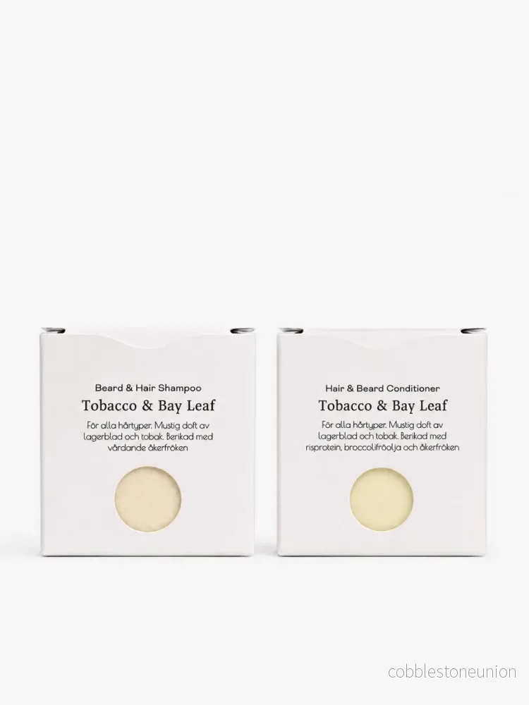 För hår & skägg – schampokaka & balsamkaka Tobacco & Bay Leaf För hår & skägg – schampokaka & balsamkaka Tobacco & Bay Leaf