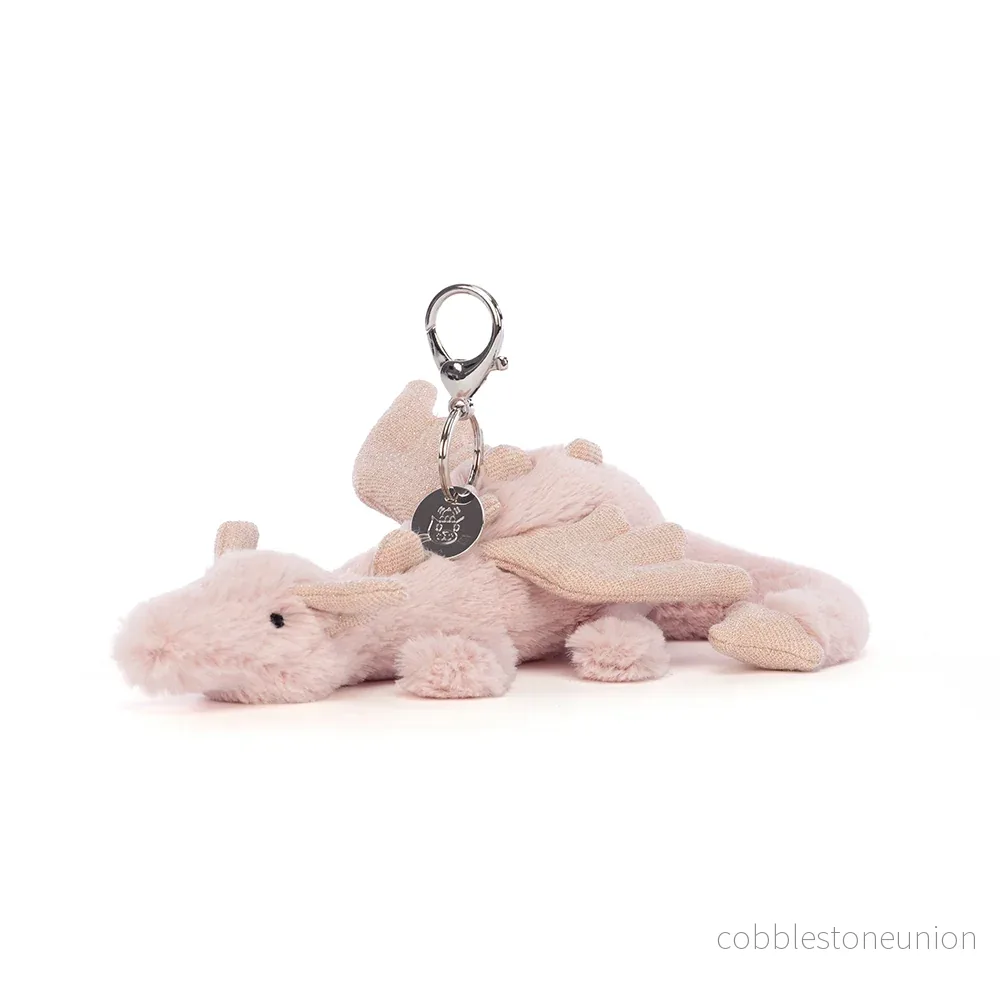Jellycat – Rose Dragon Bag Charm