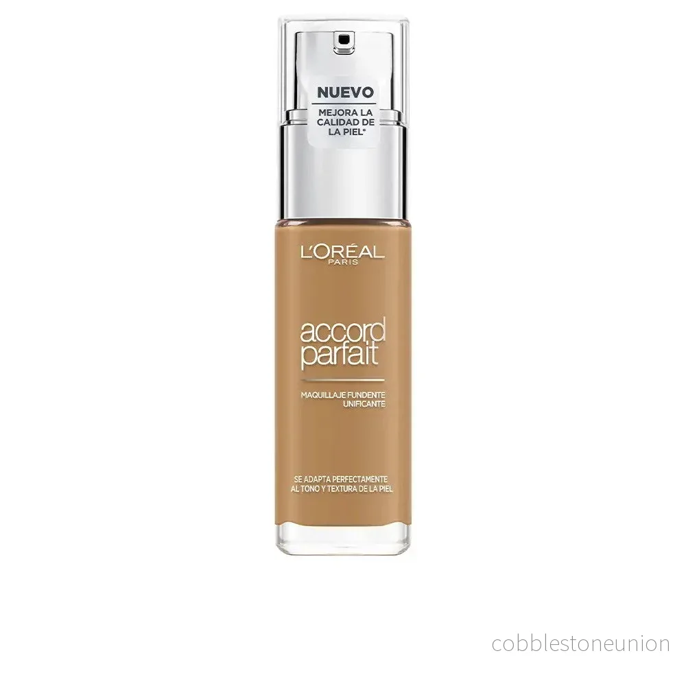 L'Oréal Paris, Accord Parfait, Flytande foundation, 10 D/V, Djupguld, 30 ml
