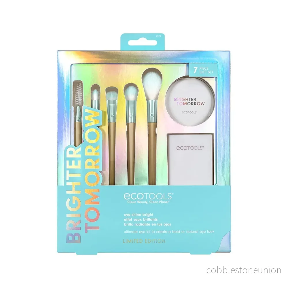 Brighter Tomorrow Set EcoTools: EcoTools, spetsig, concealerborste + EcoTools, stor, ögonskuggsborste + EcoTools, diffus, ögonskuggsborste + EcoTools, precision, highlighterborste + EcoTools, spoolie, ögonbrynsborste + kompakt spegel, ensidig + EcoT… Brighter Tomorrow Set EcoTools: EcoTools, spetsig, concealerborste + EcoTools, stor, ögonskuggsborste + EcoTools, diffus, ögonskuggsborste + EcoTools, precision, highlighterborste + EcoTools, spoolie, ögonbrynsborste + kompakt spegel, ensidig + EcoT…
