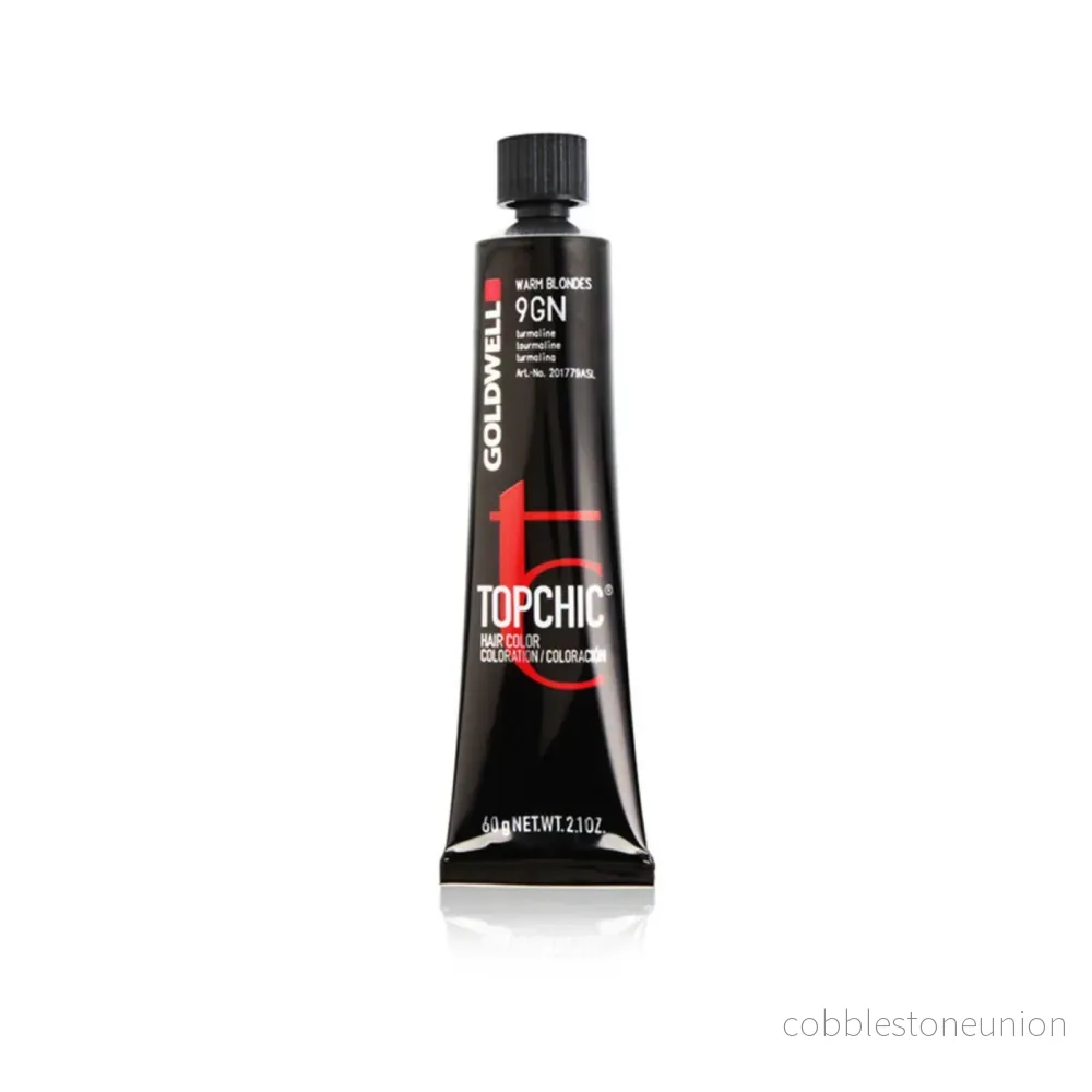 Goldwell, TopChic, Permanent Hair Color, 9GN Tourmaline, 60 ml Goldwell, TopChic, Permanent Hair Color, 9GN Tourmaline, 60 ml