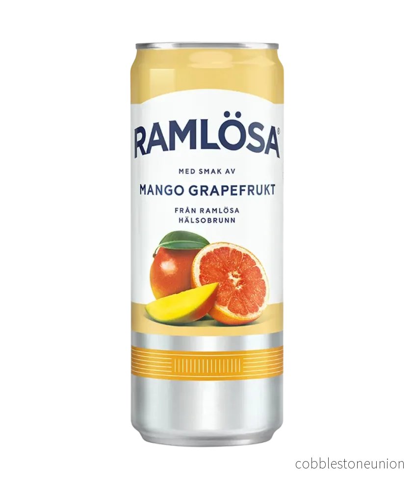 Ramlösa Mango Grapefrukt 33cl burk 20-pack