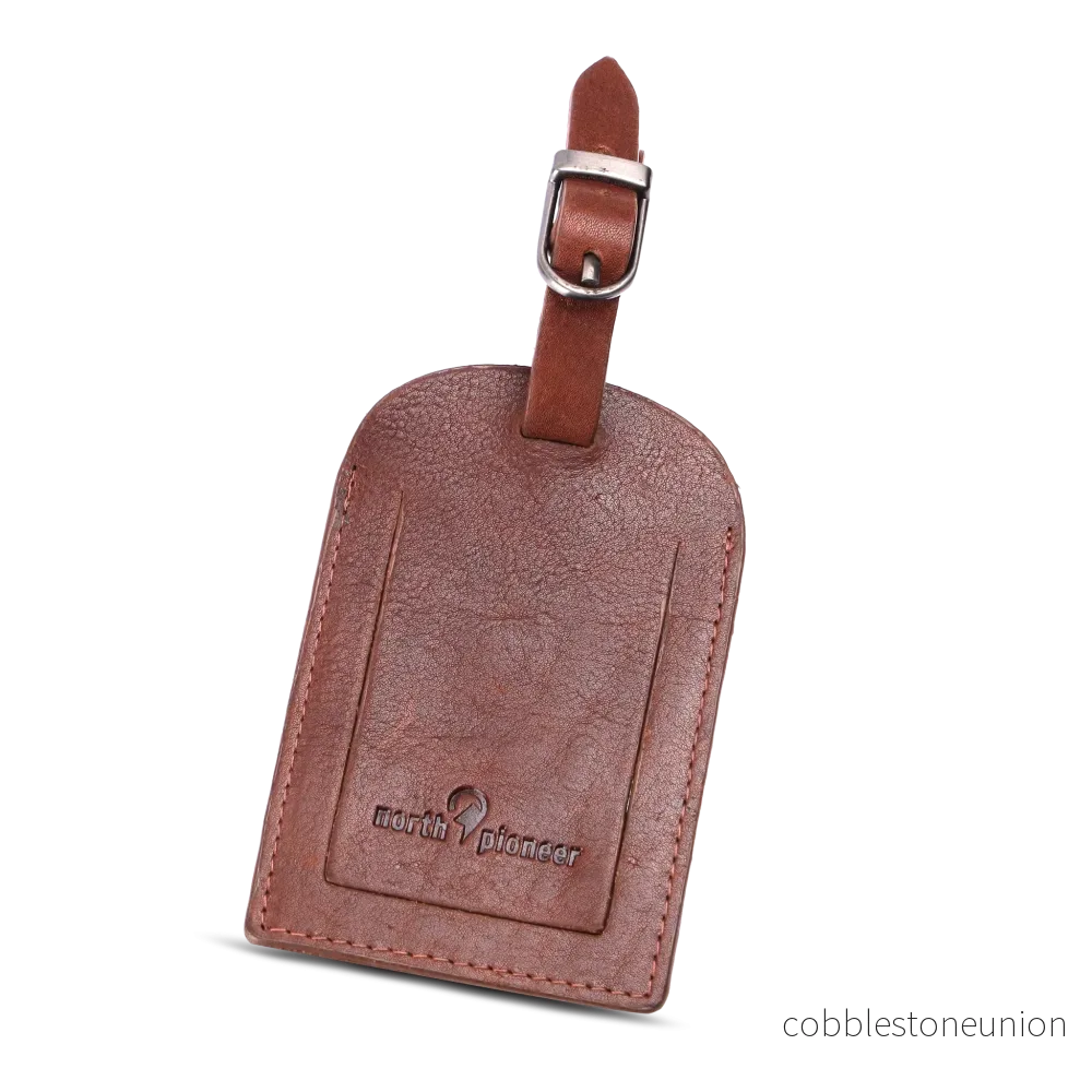 North Pionner Luggagetag brun
