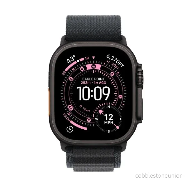 Apple Watch Ultra 3 (GPS + Cellular) - 49mm - Svart Armband - Utmärkt skick - Bild 2