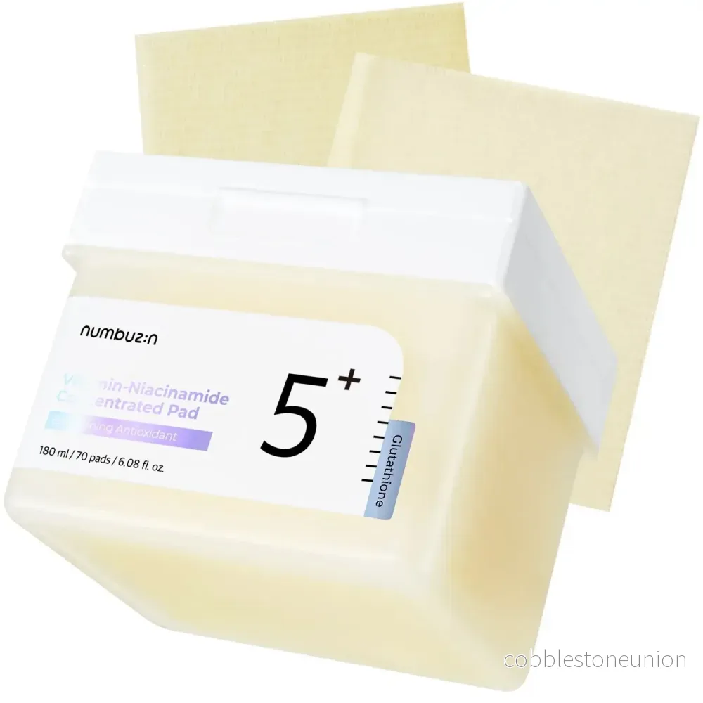 Numbuzin, No.5 Vitamin-Niacinamide Concentrated, Antioxidant, Cleansing Pads