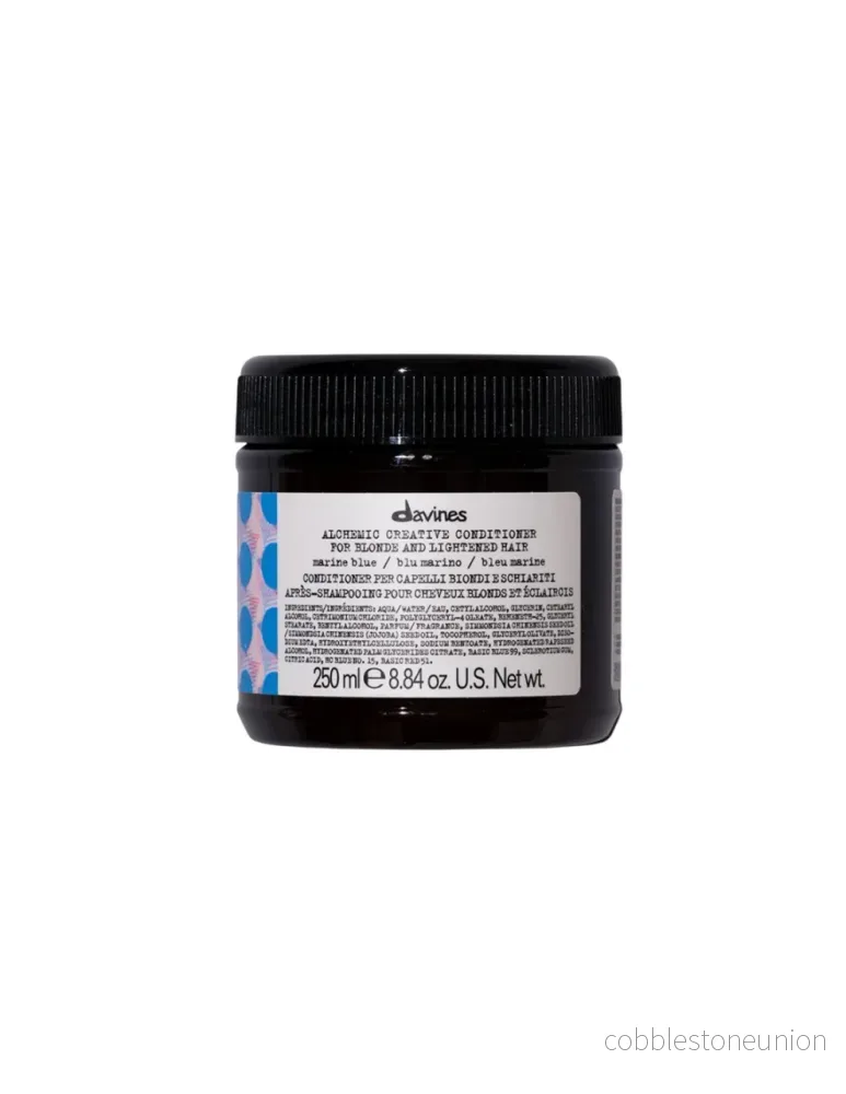 Davines, Alchemic, Hair Conditioner, Marine Blue, Enhances Color Intensity, 250 ml