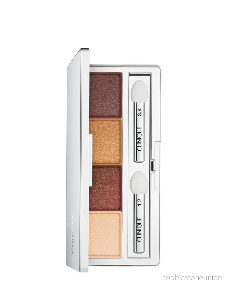 Clinique, All About Shadow Quad, Ögonskuggspalett, 03, Morning Java, 4, 3,3 g