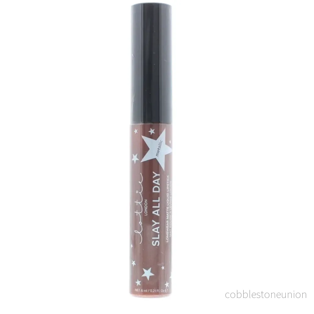 Lottie London, Slay All Day, Metallic, Flytande läppstift, Shook, 6 ml Lottie London, Slay All Day, Metallic, Flytande läppstift, Shook, 6 ml