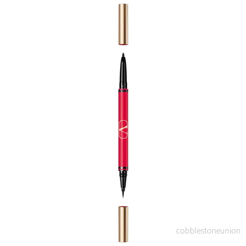 Valentino, Twin Liner, Dubbeländad gel-eyelinerpenna, 02, Nero & Rosso, 8 g Valentino, Twin Liner, Dubbeländad gel-eyelinerpenna, 02, Nero & Rosso, 8 g