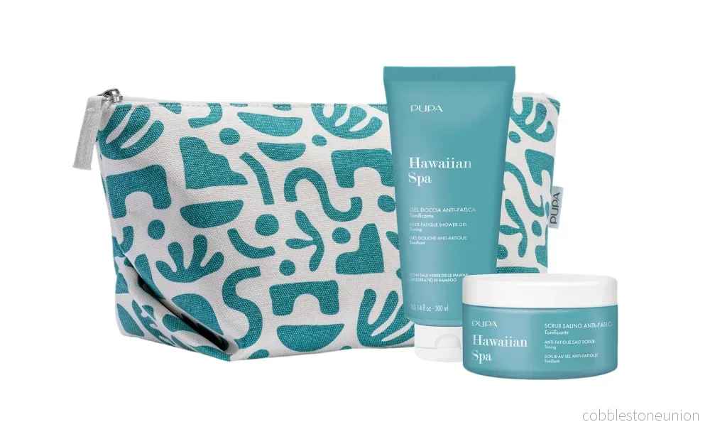 Set Pupa: Hawaiian Spa, Anti-Fatigue, Body Scrub, 350 g + Hawaiian Spa, Anti-Fatigue, Shower Gel, 300 ml