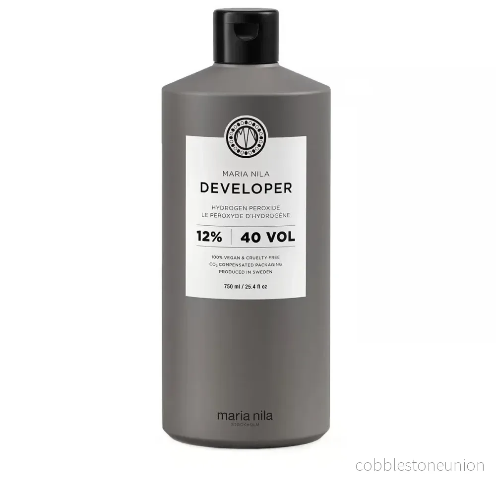 Maria Nila, Developer, Håroxideringslotion, 12%, 40 vol, 750 ml Maria Nila, Developer, Håroxideringslotion, 12%, 40 vol, 750 ml