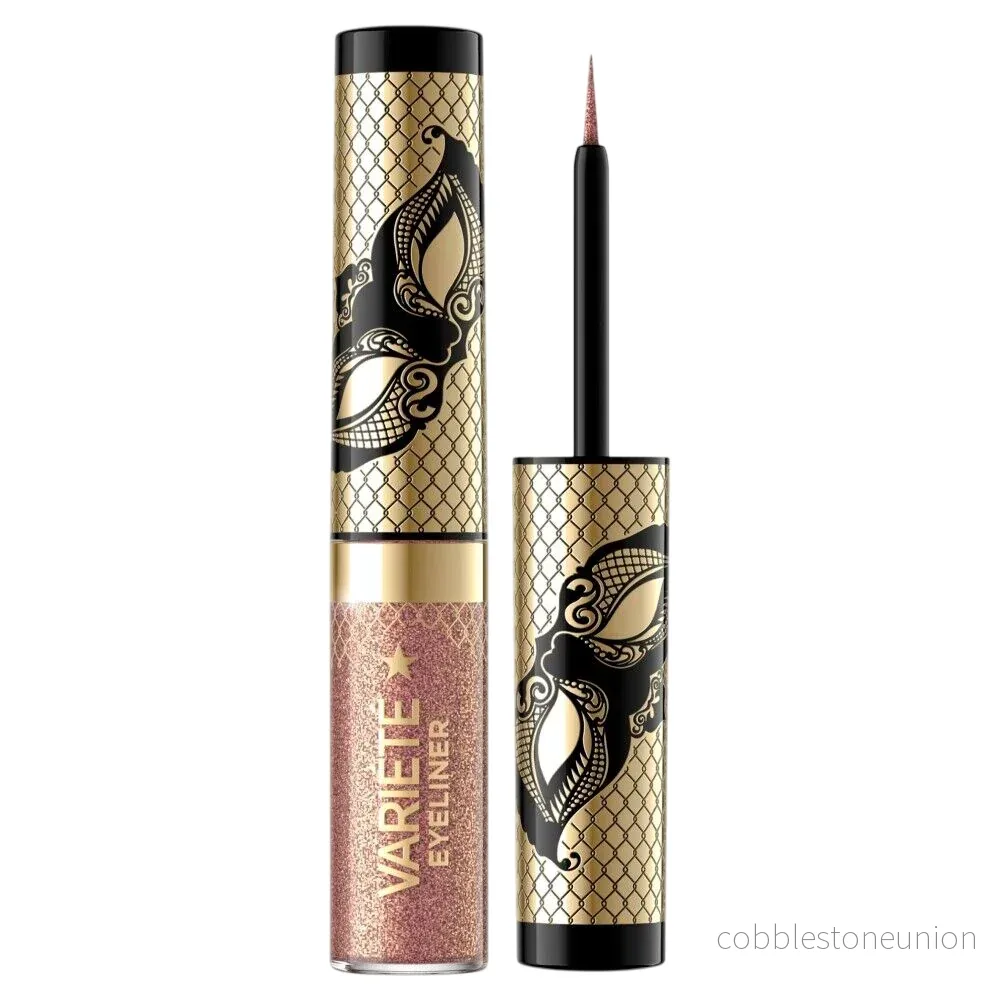 Eveline Cosmetics, Variete, Waterproof, Shiny, Liquid Eyeliner, 01, Sparkle Gold, 4 ml Eveline Cosmetics, Variete, Waterproof, Shiny, Liquid Eyeliner, 01, Sparkle Gold, 4 ml