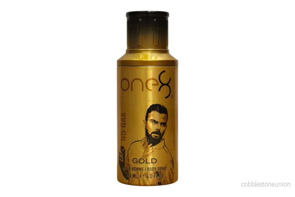 One 8, No Gas Gold, Deospray, För män, 120 ml - Bild 2