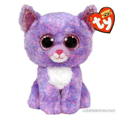 TY Beanie Boos Cassidy The Lavender Cat Medium